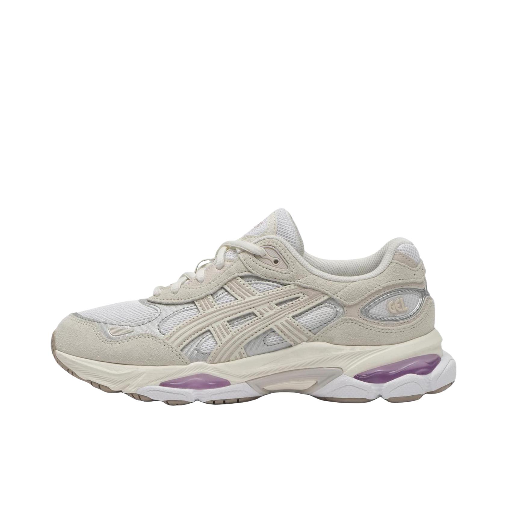 推荐商品：Asics/亚瑟士 Gel-NYC 2.0 跑鞋 圆头系带厚底支撑 米色