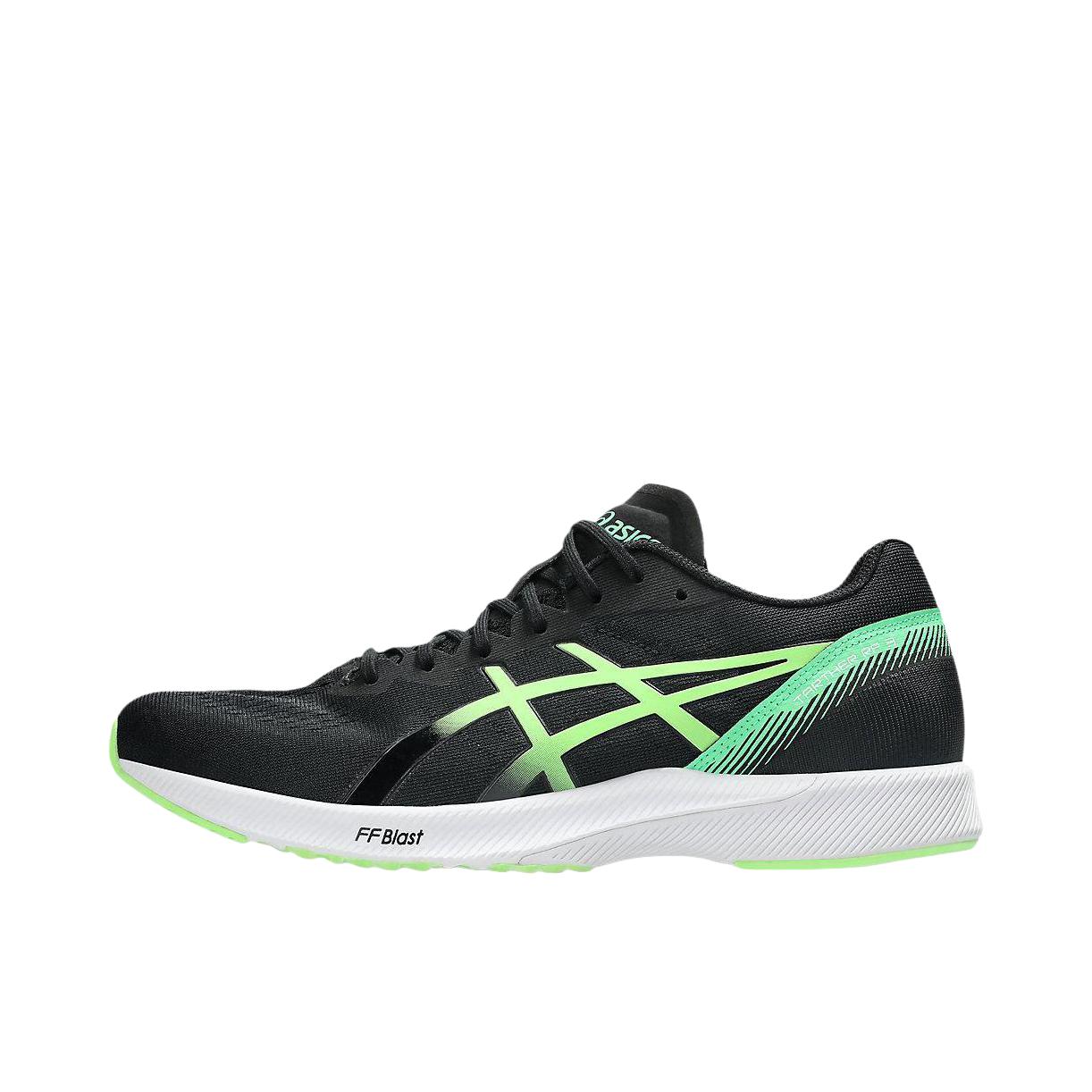 推荐商品：Asics/亚瑟士 Tarther Rp 3 跑鞋 缓震轻量回弹防滑耐磨舒适透气竞速织物百搭贴合 黑色/绿色