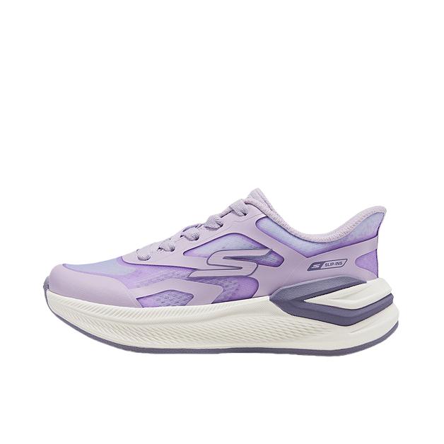 推荐商品：Skechers/斯凯奇 SKECHERS GIRLS 运动鞋儿童 舒适透气低帮 大童/薰衣草色
