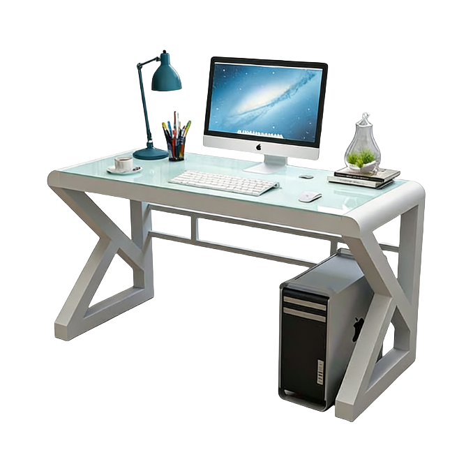 推荐商品：轩中天 简约现代 钢化玻璃 电脑桌