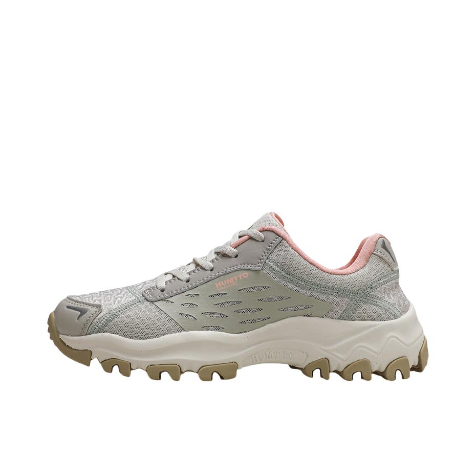 推荐商品：悍途 登山鞋 户外鞋 防滑轻便缓震休闲 HT360065 女款/米色/烟粉色