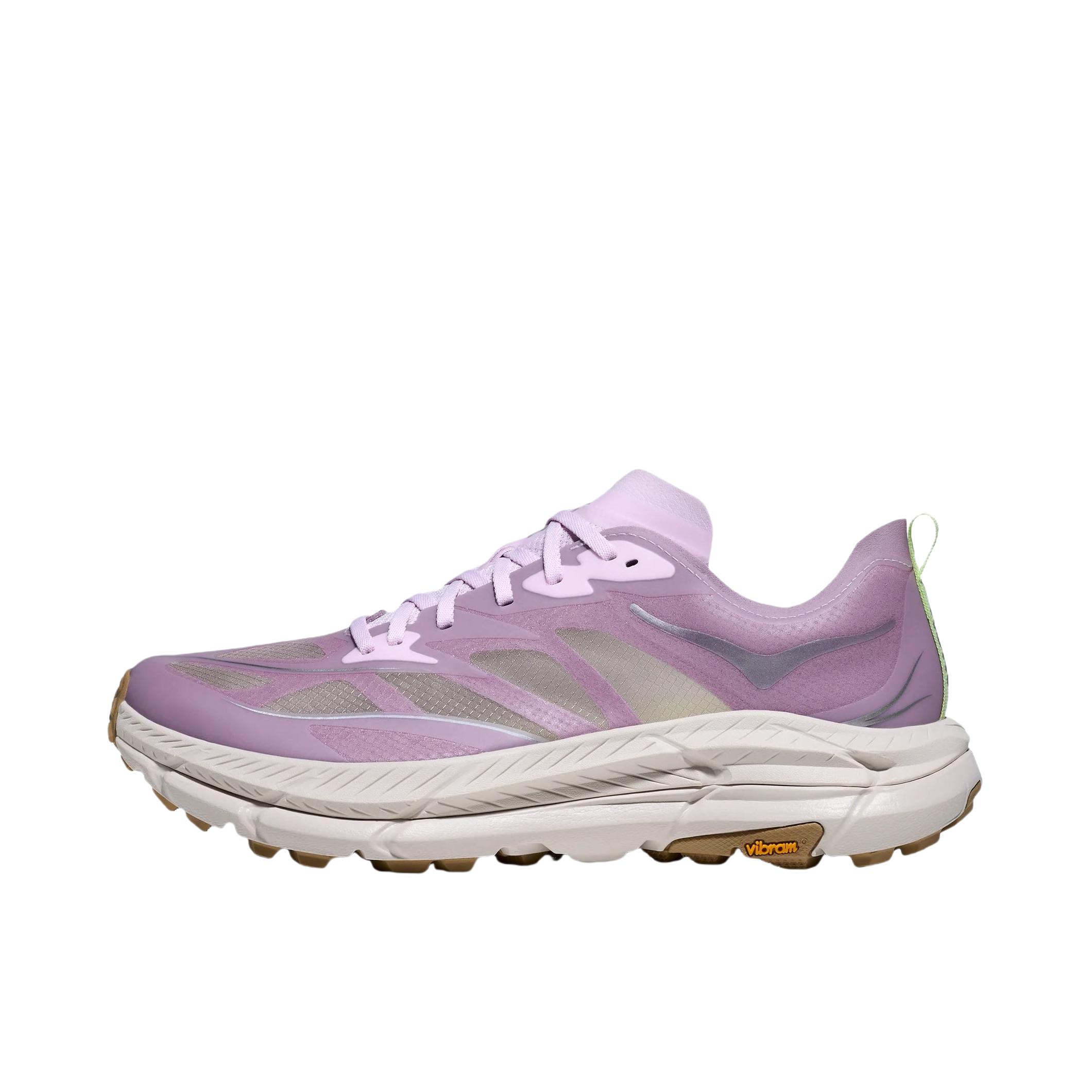 推荐商品：HOKA ONE ONE  Mafate Speed 4  减震回弹 防滑耐磨 舒适轻便 马法特4 网布 透气 织物 越野  跑鞋 紫色