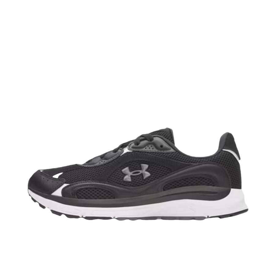 推荐商品：Under Armour/安德玛 Tech Runner 运动休闲鞋 百搭厚底系带 黑色