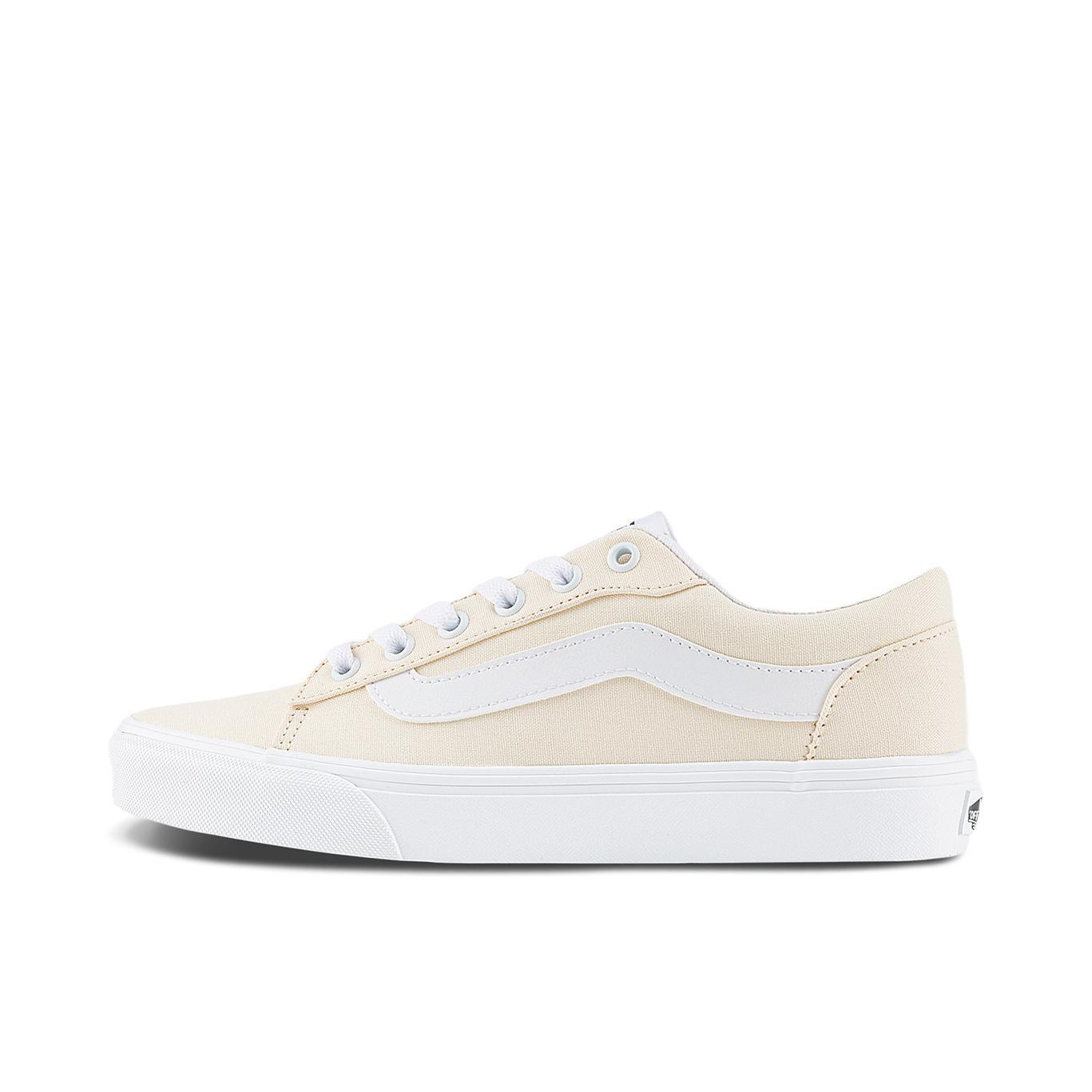 推荐商品：Vans/范斯 Vero LS 板鞋 复古低帮街头系带轻量 女款/米色/白色