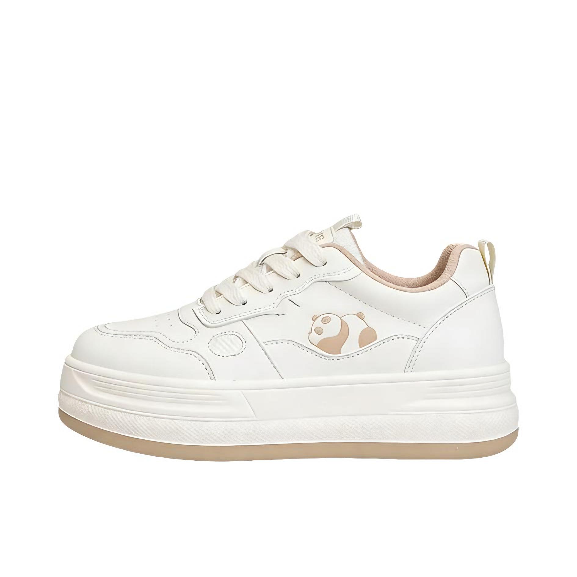 推荐商品：森马 板鞋 运动轻便浅口舒适 SM020404 女款/米色