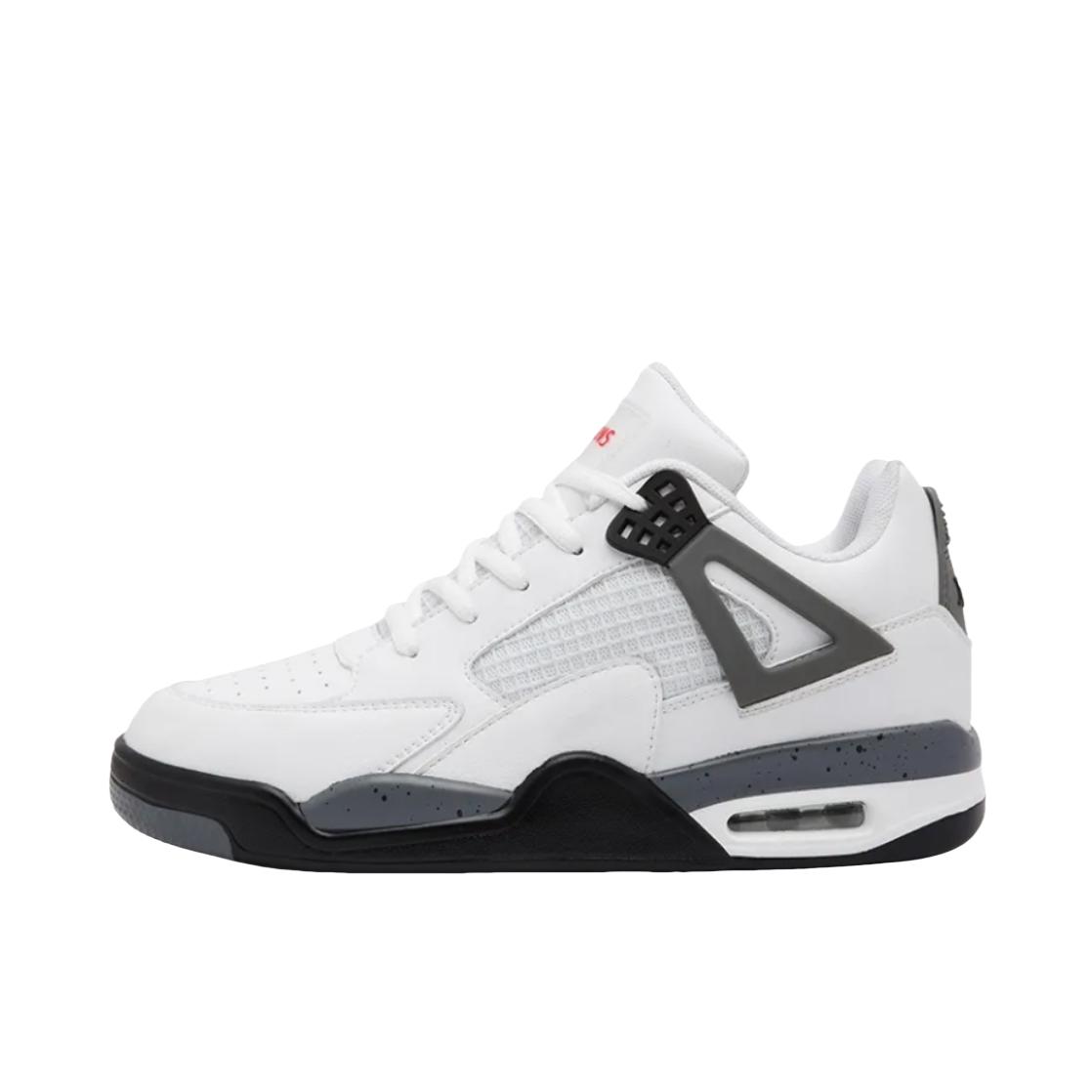 推荐商品：捷登士 篮球鞋 复古学生网布减震 JDSJ AJ4J 国内/亚太版本/水泥白