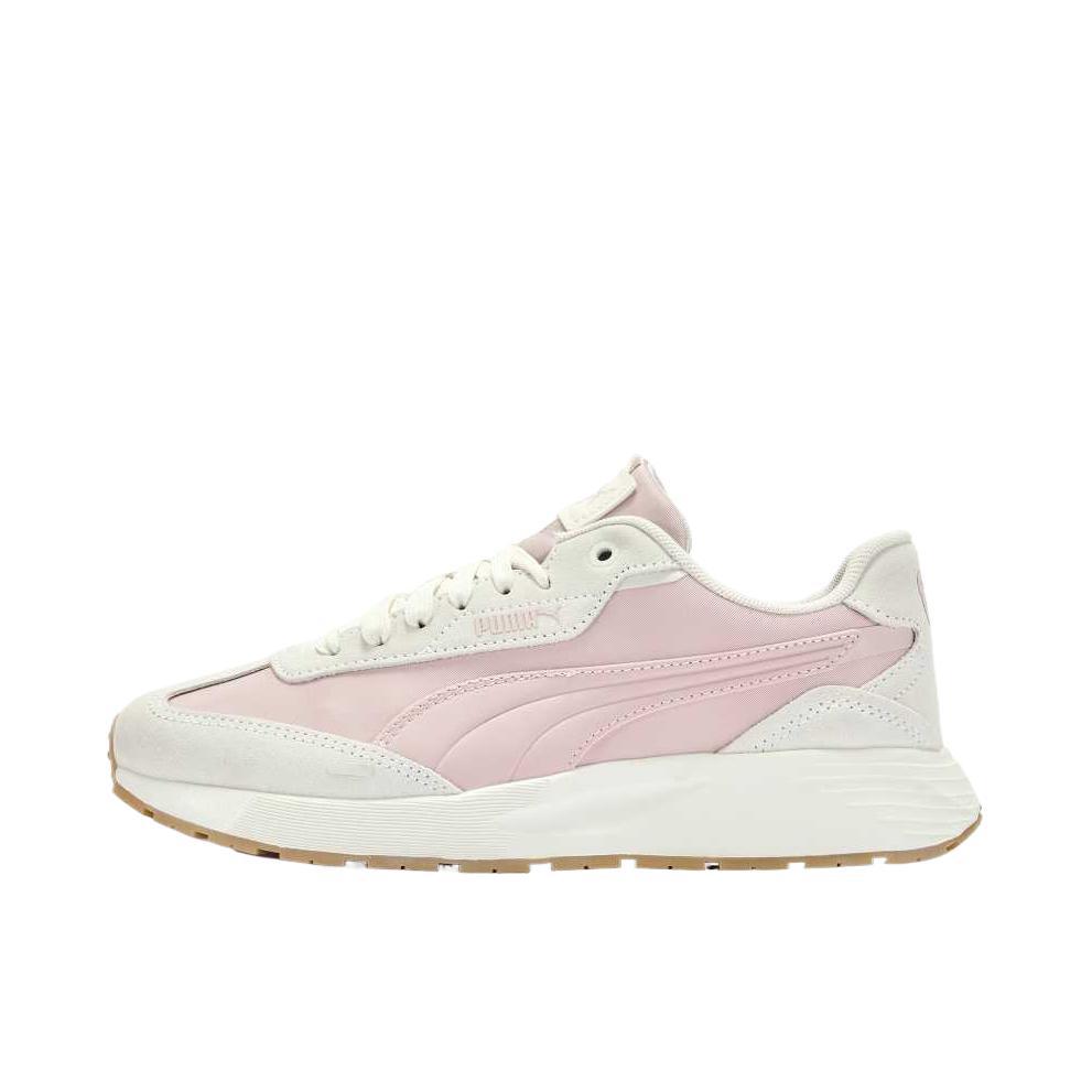 推荐商品：Puma/彪马 RUNTAMED WIND 运动休闲鞋 复古拼接 米白色/玫瑰粉
