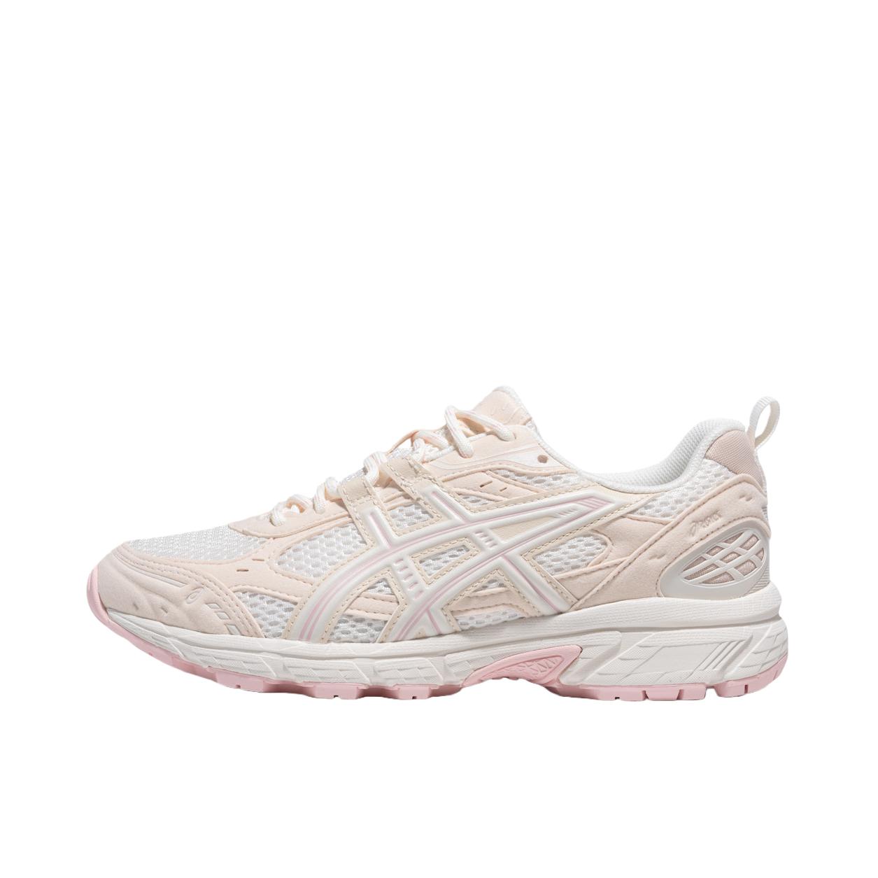 推荐商品：Asics/亚瑟士 GEL-NUNOBIKI 运动休闲鞋 复古舒适减震防滑耐磨时尚百搭 奶白色/柔粉色