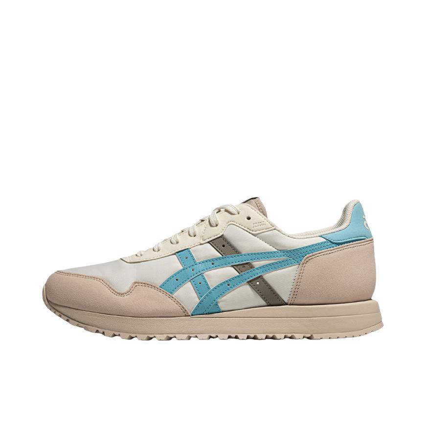 推荐商品：Asics/亚瑟士 Tiger Runner 2 跑鞋 耐磨减震舒适透气防滑百搭休闲时尚贴合 奶白色/灰色