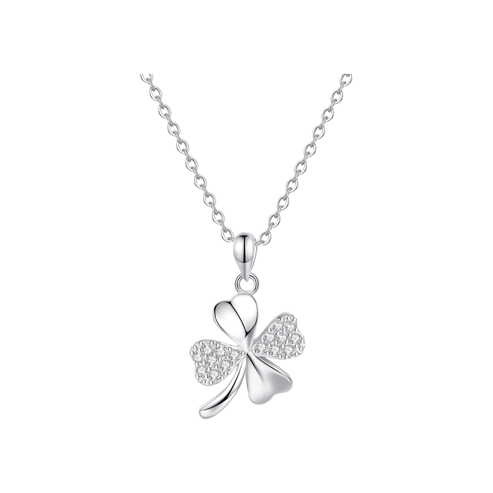 推荐商品：TANAME 四叶草999足银项链 taname-001