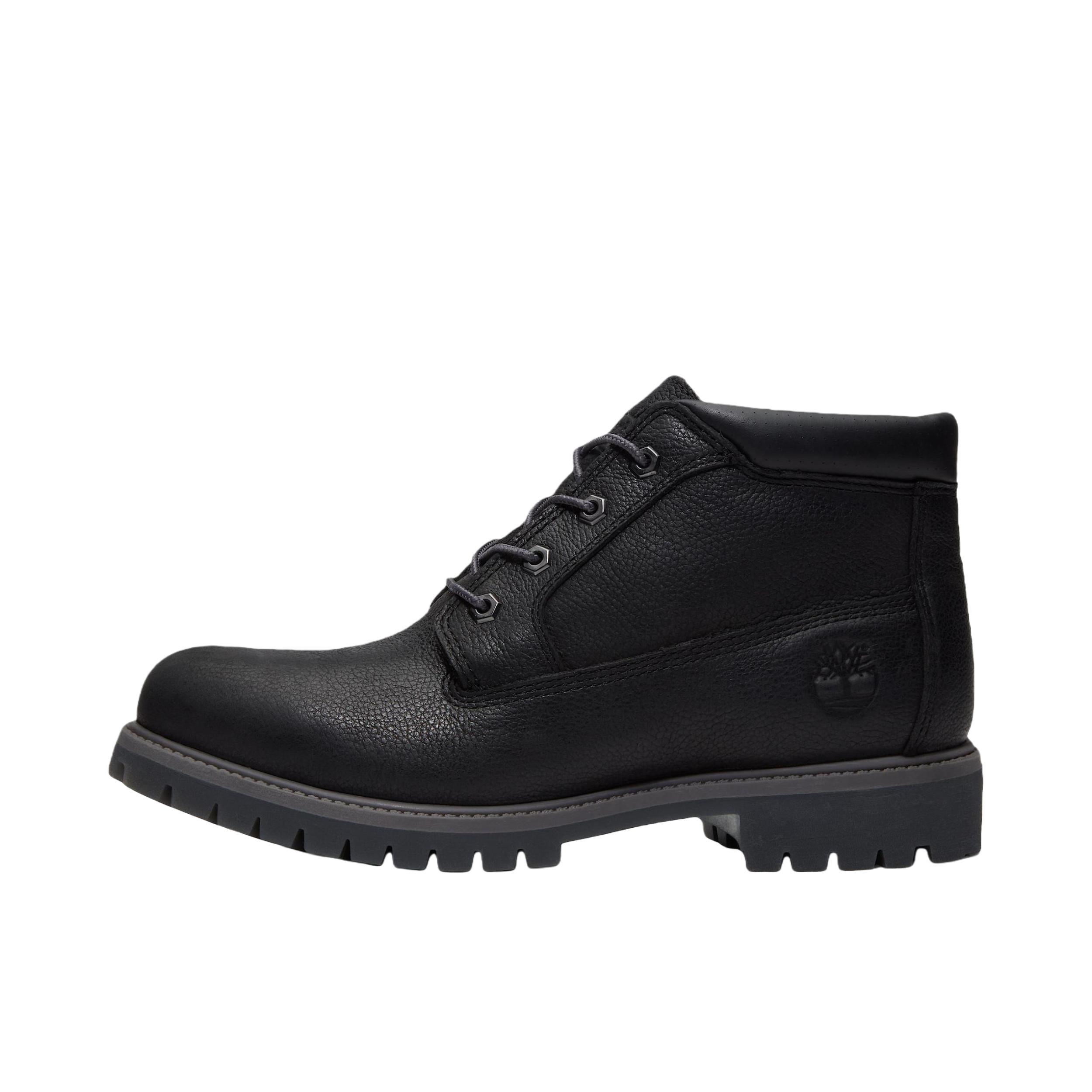 推荐商品：Timberland/添柏岚 PREMIUM系列 Road Trip 马丁靴 皮革厚底圆头短筒 黑色
