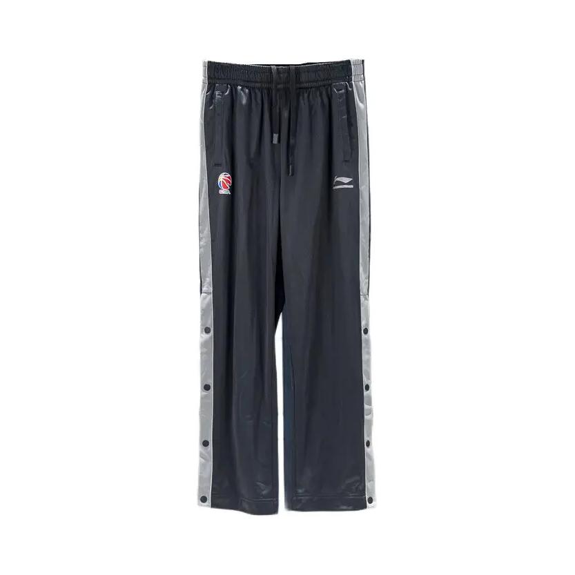 推荐商品：Li Ning/李宁 篮球系列松紧腰透气口袋排扣裤 6Z7Gk63c 黑