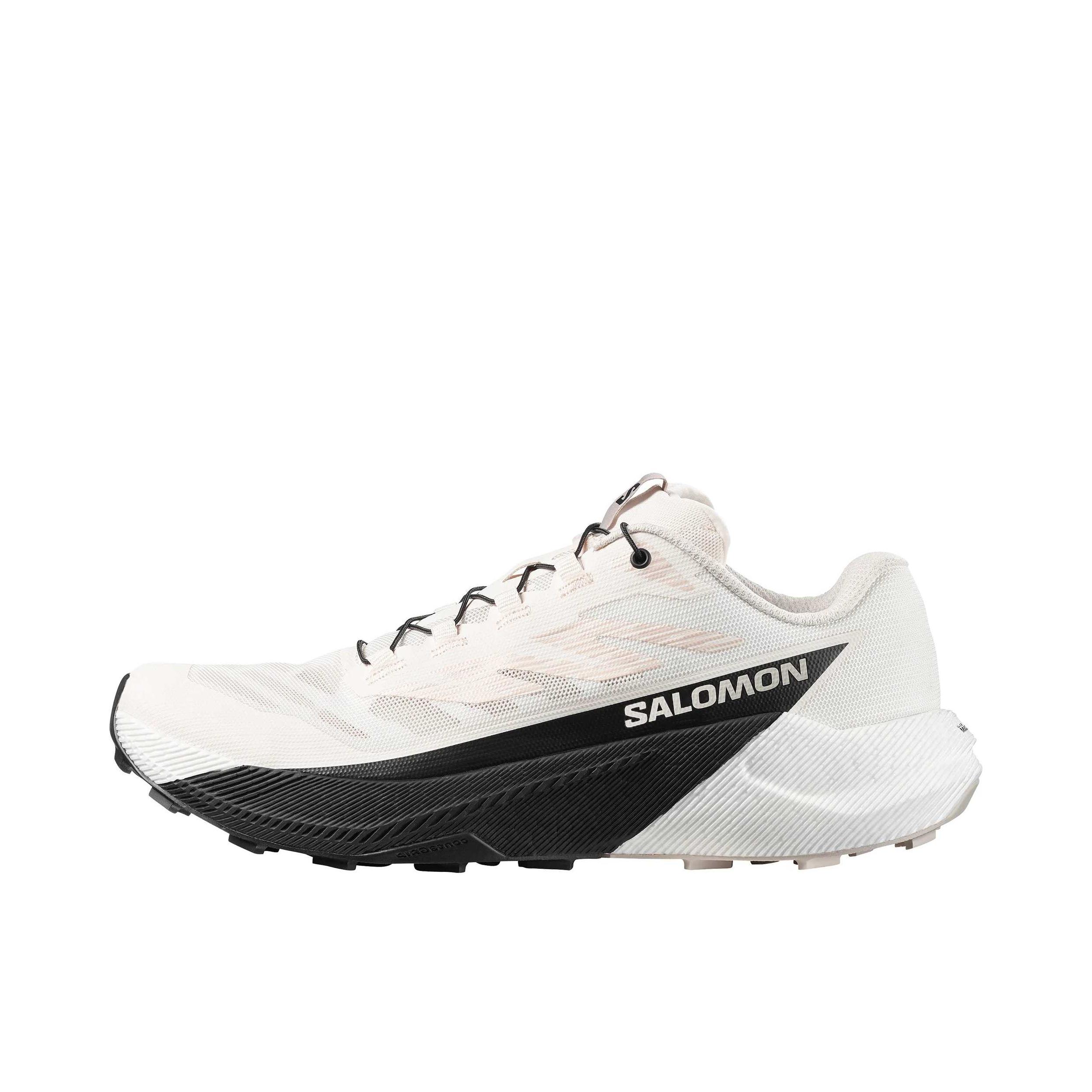 推荐商品：Salomon/萨洛蒙 PULSAR 跑鞋 户外抓地缓震轻量 香草冰白/黑色