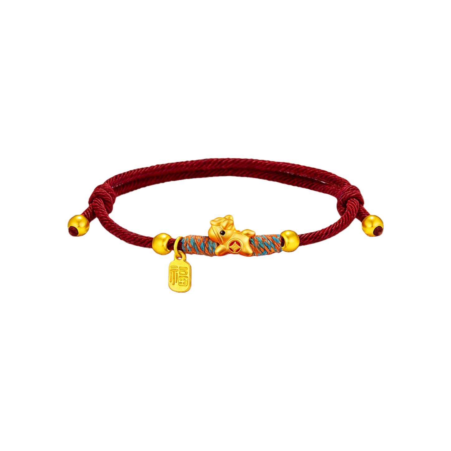 推荐商品：老银坊 马上有钱999足银情侣手绳 LYF2512009