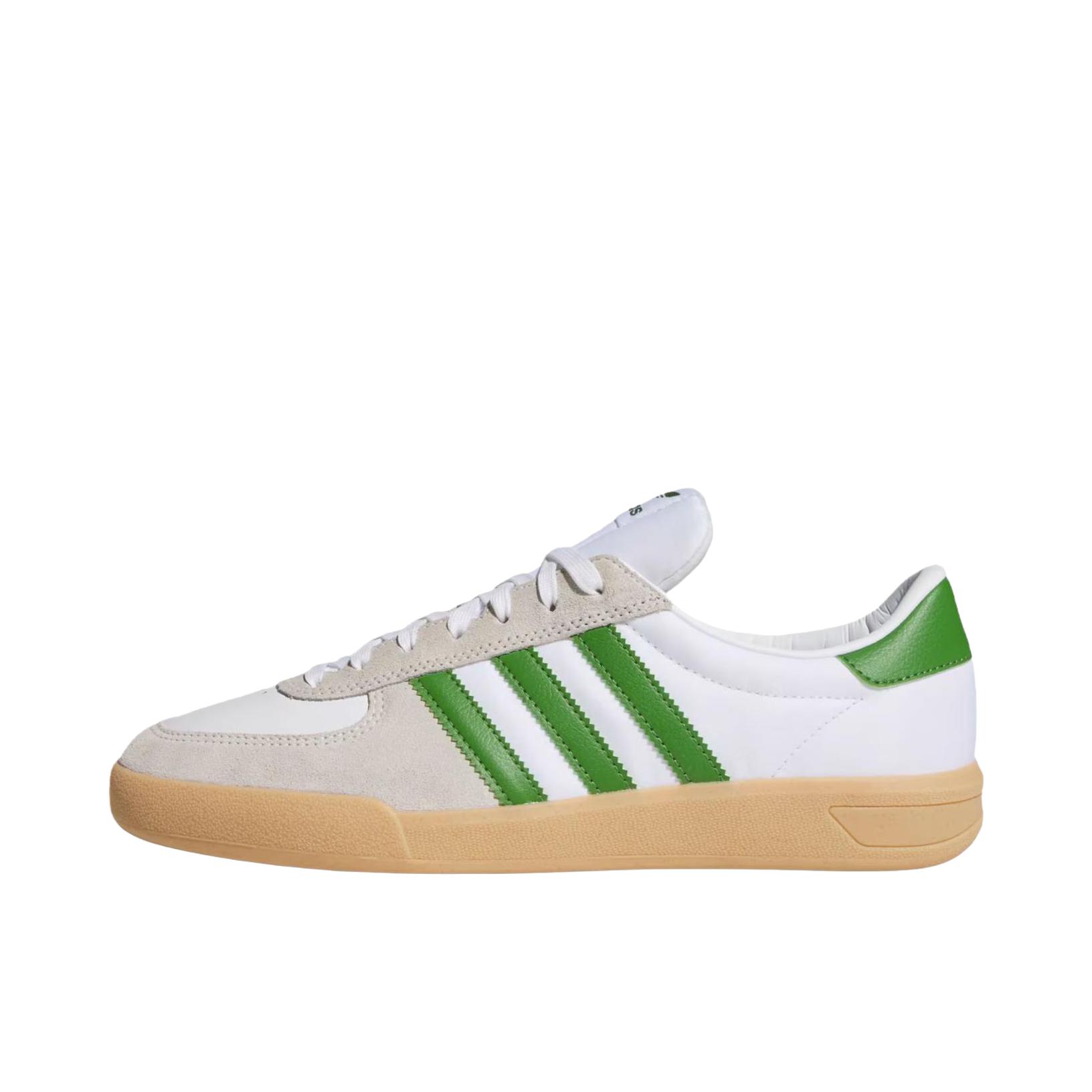推荐商品：adidas Originals GLENBURN 板鞋 简约时尚舒适轻便贴合 白色/绿色