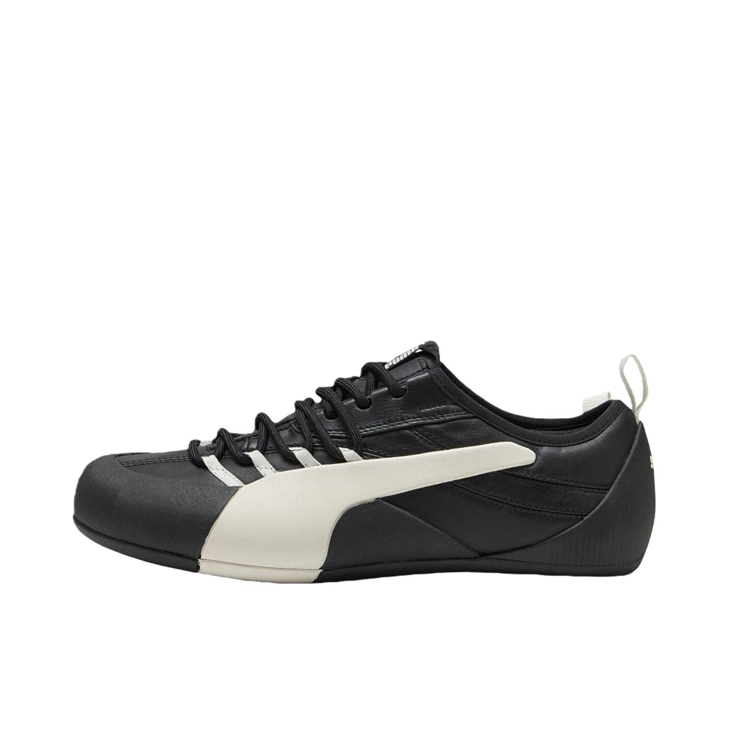 推荐商品：Puma/彪马 KLIM 运动休闲鞋 皮革低帮薄底贴合 黑色/白色