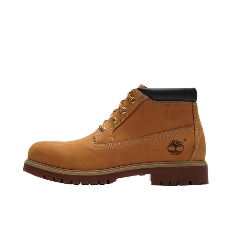 推荐商品：Timberland/添柏岚 Premium 马丁靴 舒适防水防滑耐磨减震复古高筒户外保暖增高 小麦色/暗棕色