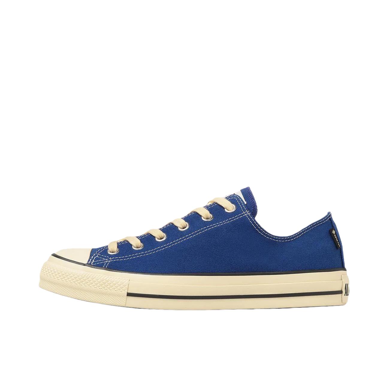 推荐商品：Converse/匡威 All Star GORE-TEX EL OX 帆布鞋 低帮系带圆头平跟 蓝色