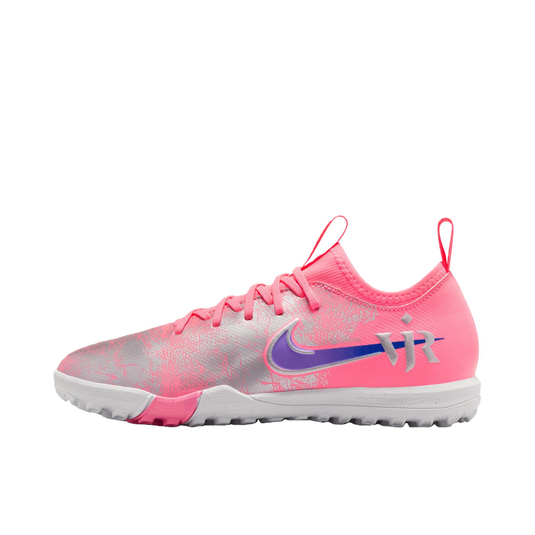 推荐商品：Nike Vapor 16 Academy TF 足球鞋 中端胶质碎钉人造草地防滑耐磨 大童/落日红/旧宝蓝