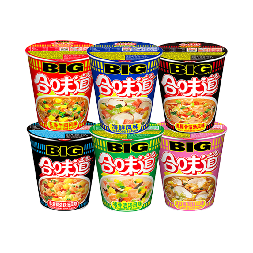 推荐商品：合味道 Big杯方便面 杯装 多口味组合