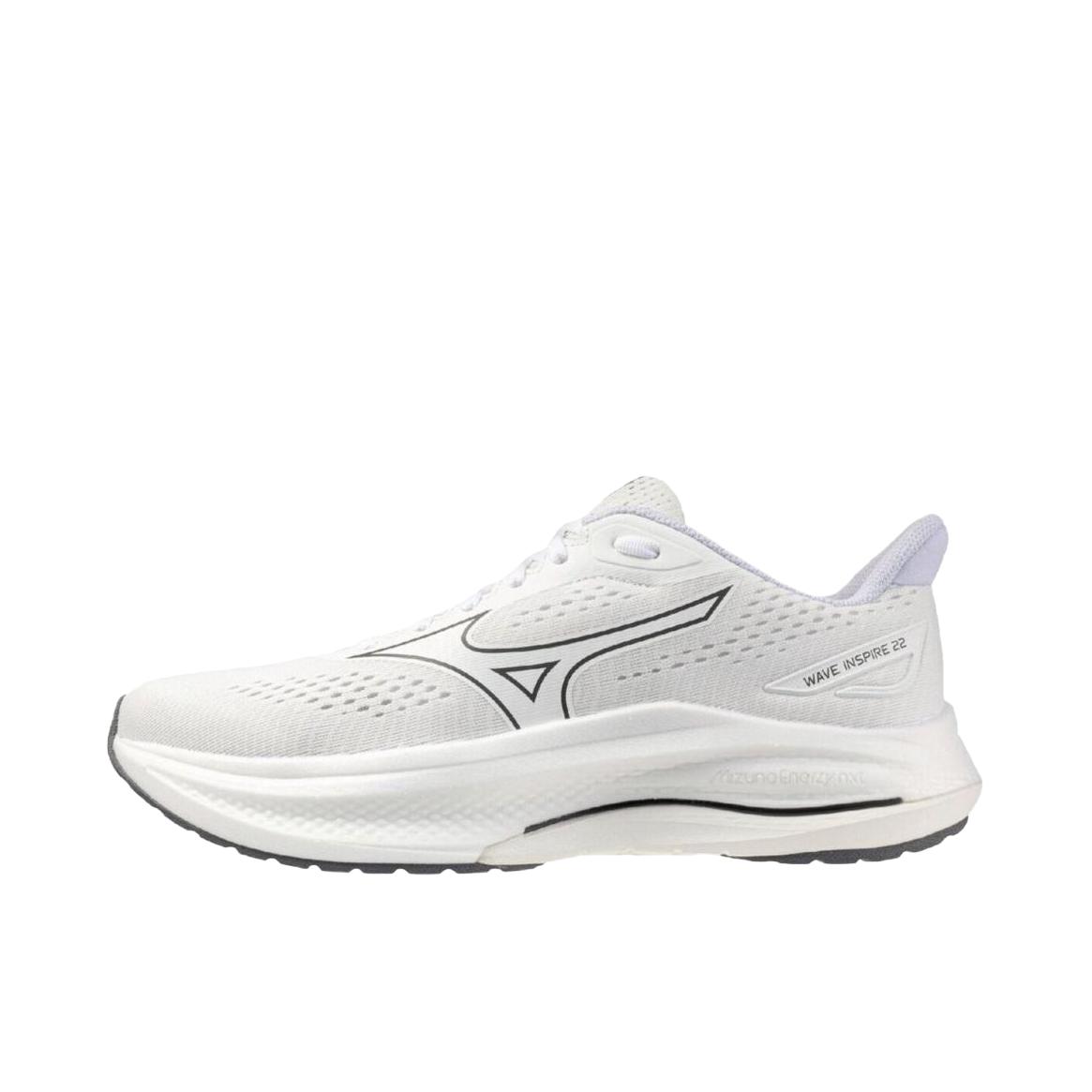 推荐商品：Mizuno/美津浓 Wave Inspire 22 跑鞋 百搭支撑透气回弹 男款/奶白色