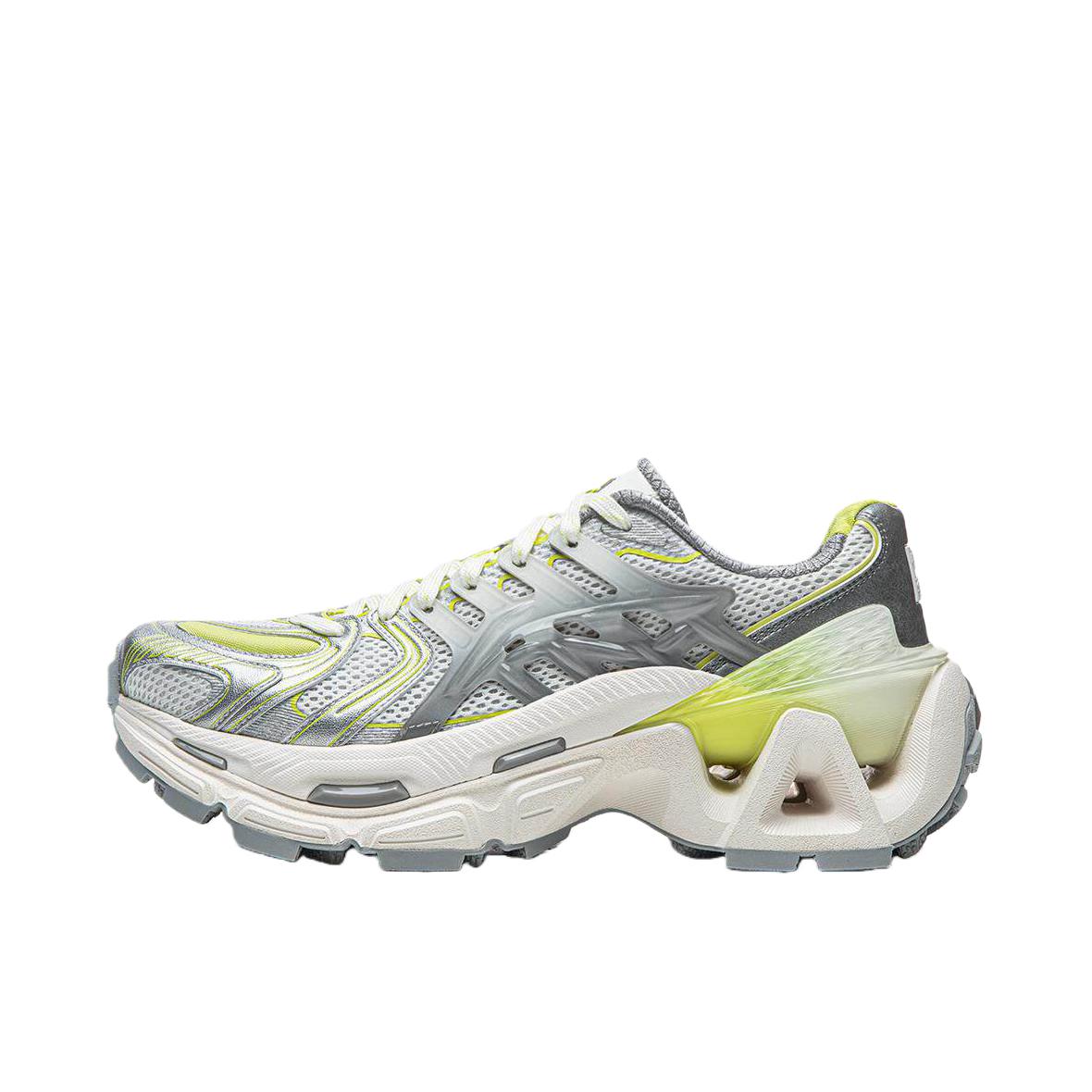 推荐商品：李宁 烈骏ACE 3.0 跑鞋 潮流都市时尚增高回弹网面轻质 白垩灰/银色/极致灰