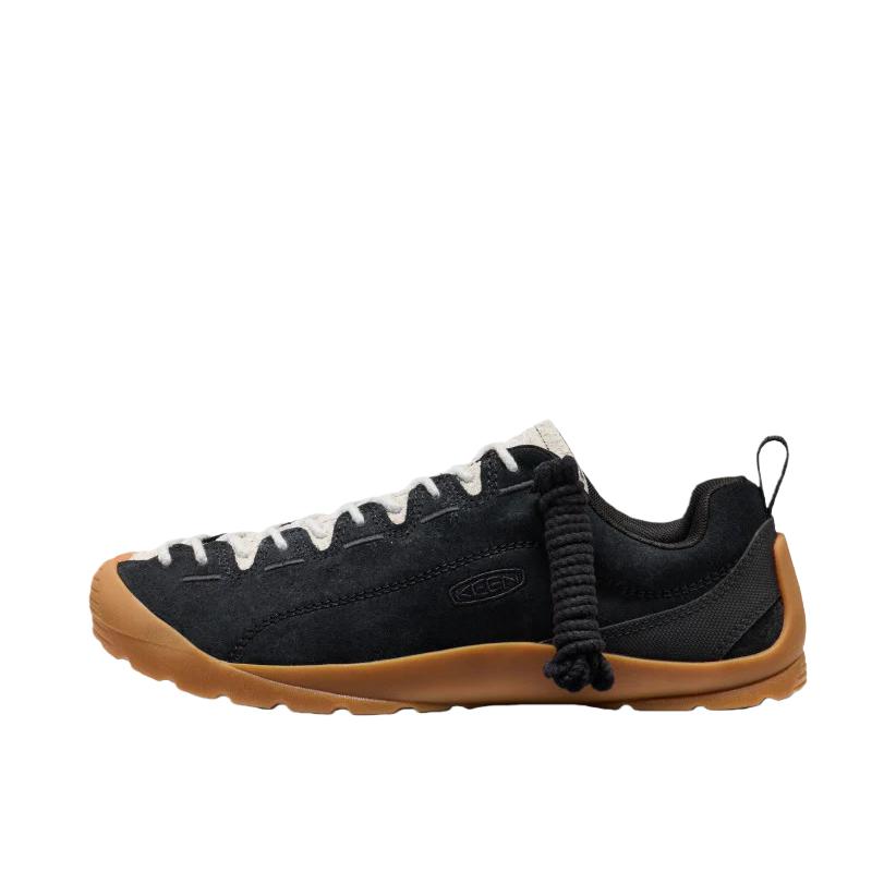 推荐商品：KEEN/科恩 Jasper 户外休闲鞋 皮革透气回弹耐磨 珀尔修斯黑