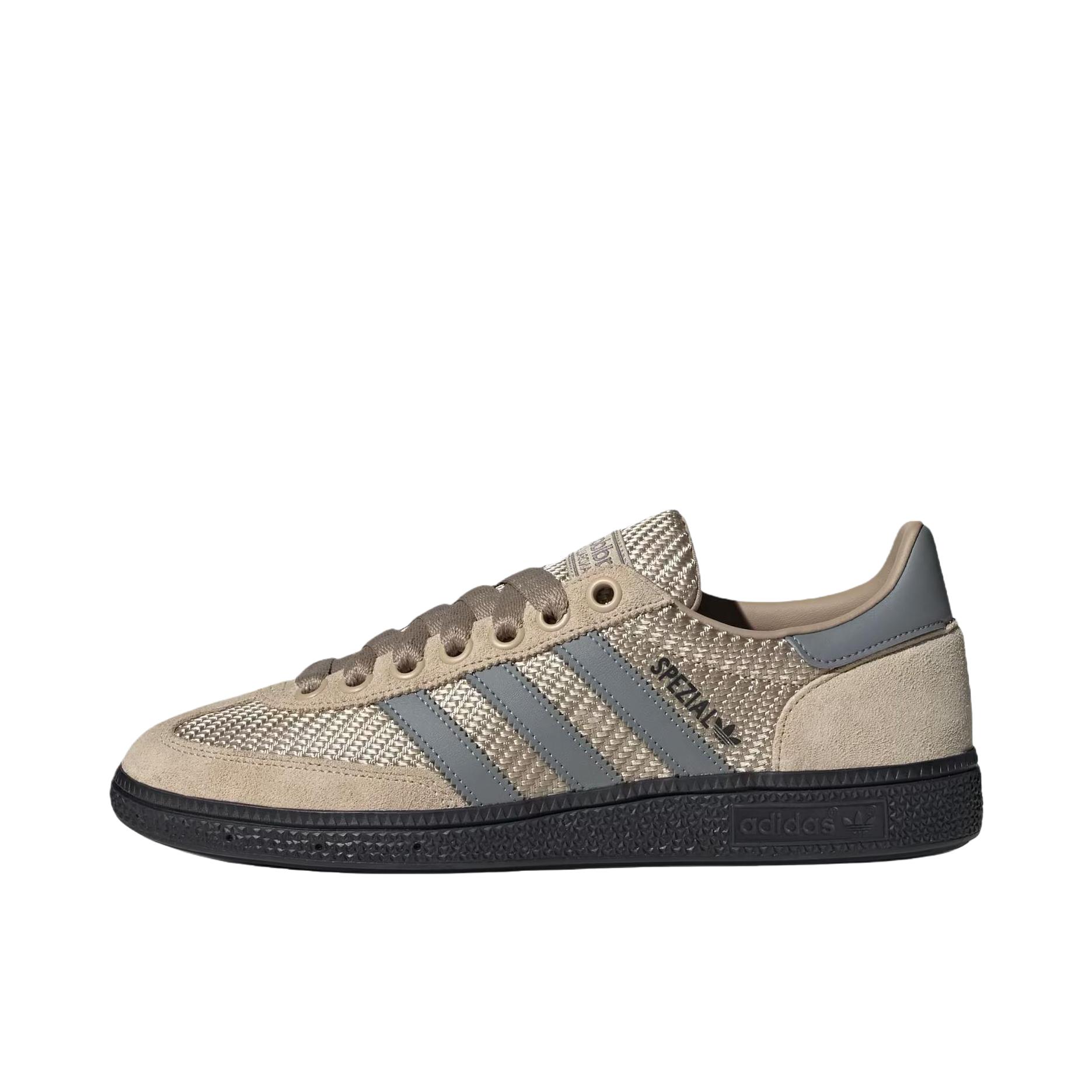 推荐商品：adidas Originals Handball Spezial 薄底鞋 T头鞋 德训鞋 板鞋 简约百搭复古轻便防滑耐磨贴合圆头耐穿 卡其色/灰色/黑色