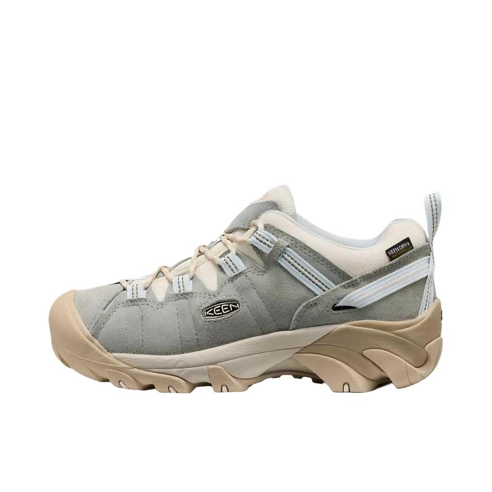 推荐商品：KEEN Targhee II WP 舒适 防水 耐磨 休闲 徒步鞋 户外鞋 女款/民谣蓝调/桦木色