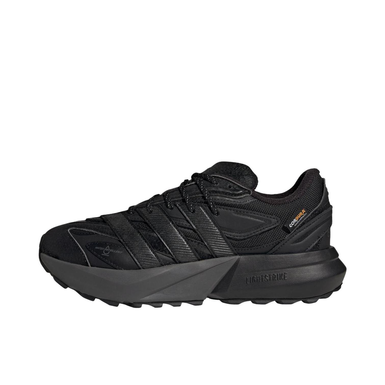 推荐商品：adidas LIGHTBLAZE ATR 跑鞋 舒适防滑耐磨缓震回弹稳定 黑色/深灰色