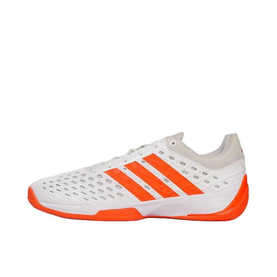 推荐商品：adidas Fencing Pro 训练鞋 防滑耐磨舒适百搭 羽白色/橙色
