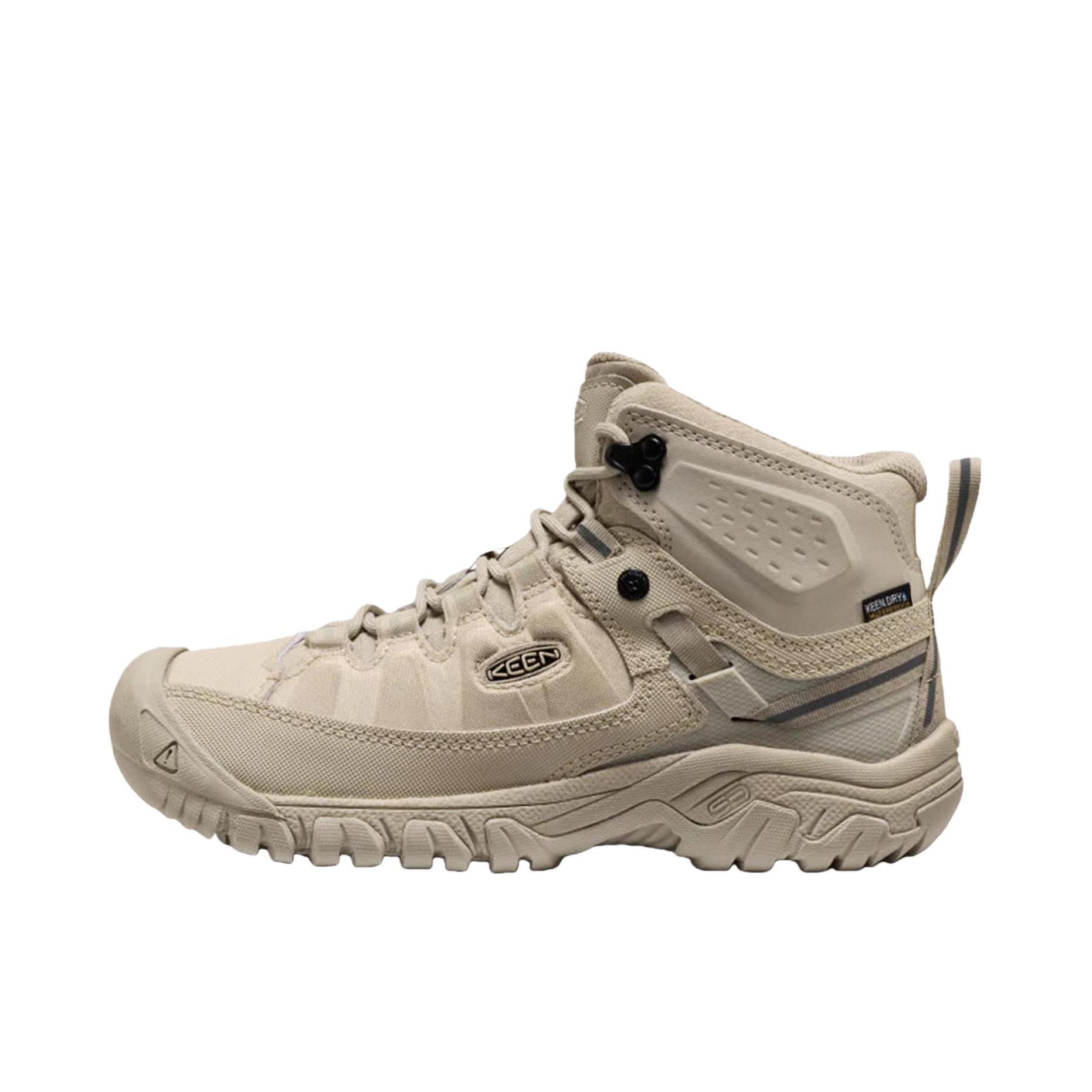 推荐商品：KEEN/科恩 Targhee 4 中帮 减震耐磨 舒适防水 户外鞋 徒步鞋 女款/米色
