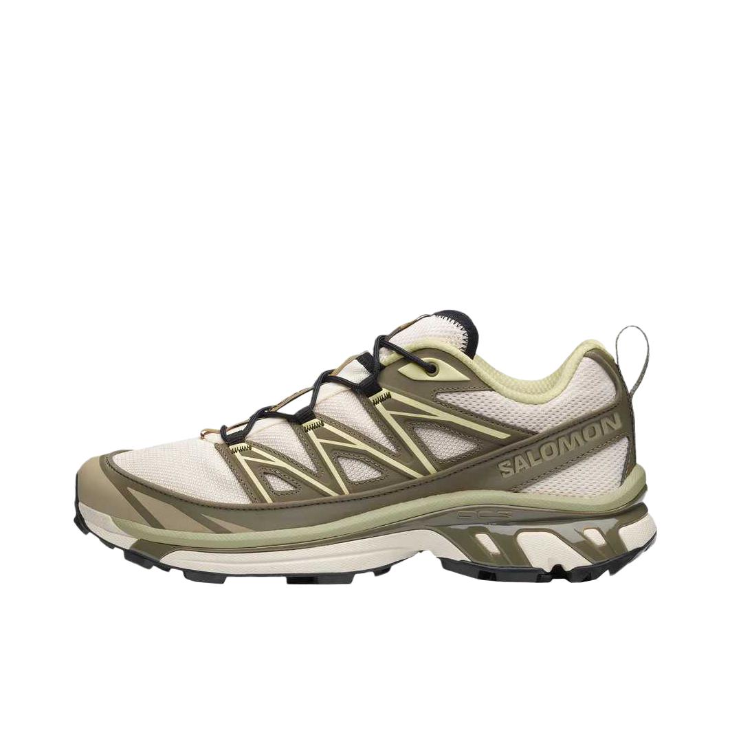 推荐商品：Salomon/萨洛蒙 XT-6 EXPANSE 户外休闲鞋 复古减震耐磨轻便 杏仁奶色/橄榄夜色/土黄色