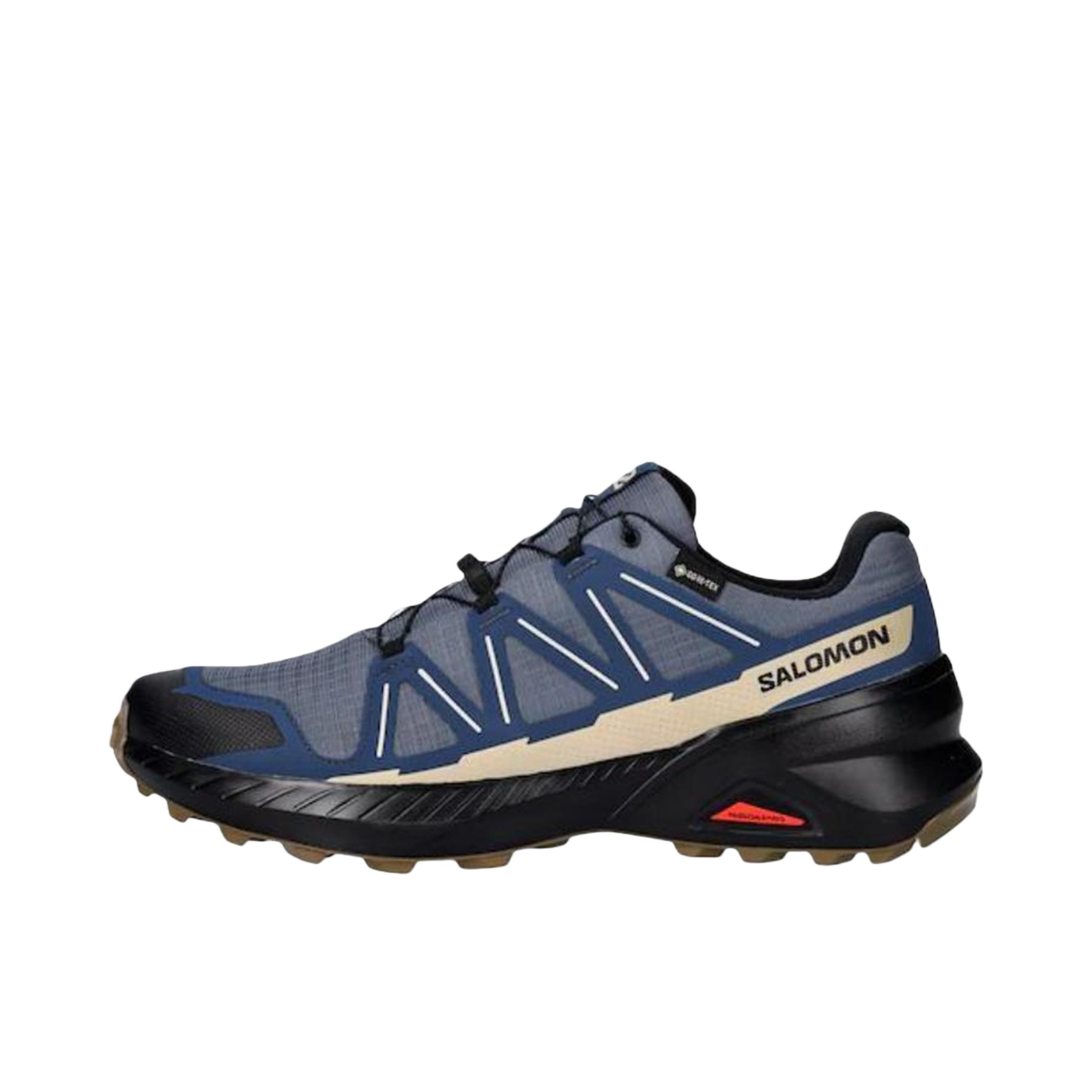 推荐商品：Salomon/萨洛蒙 Speedcross Peak GTX 越野跑鞋 户外防水防滑耐磨舒适缓震透气简约 深蓝色