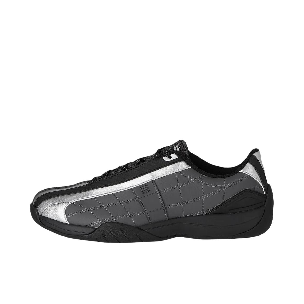 推荐商品：FILA/斐乐 Levio 04/26 运动休闲鞋 百搭平跟系带圆头 灰色/银色/黑色