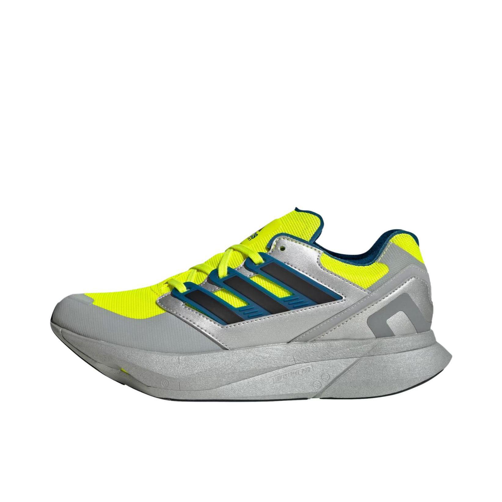 推荐商品：adidas Equipment Adios Pro 跑鞋 圆头系带厚底 银色/灰色