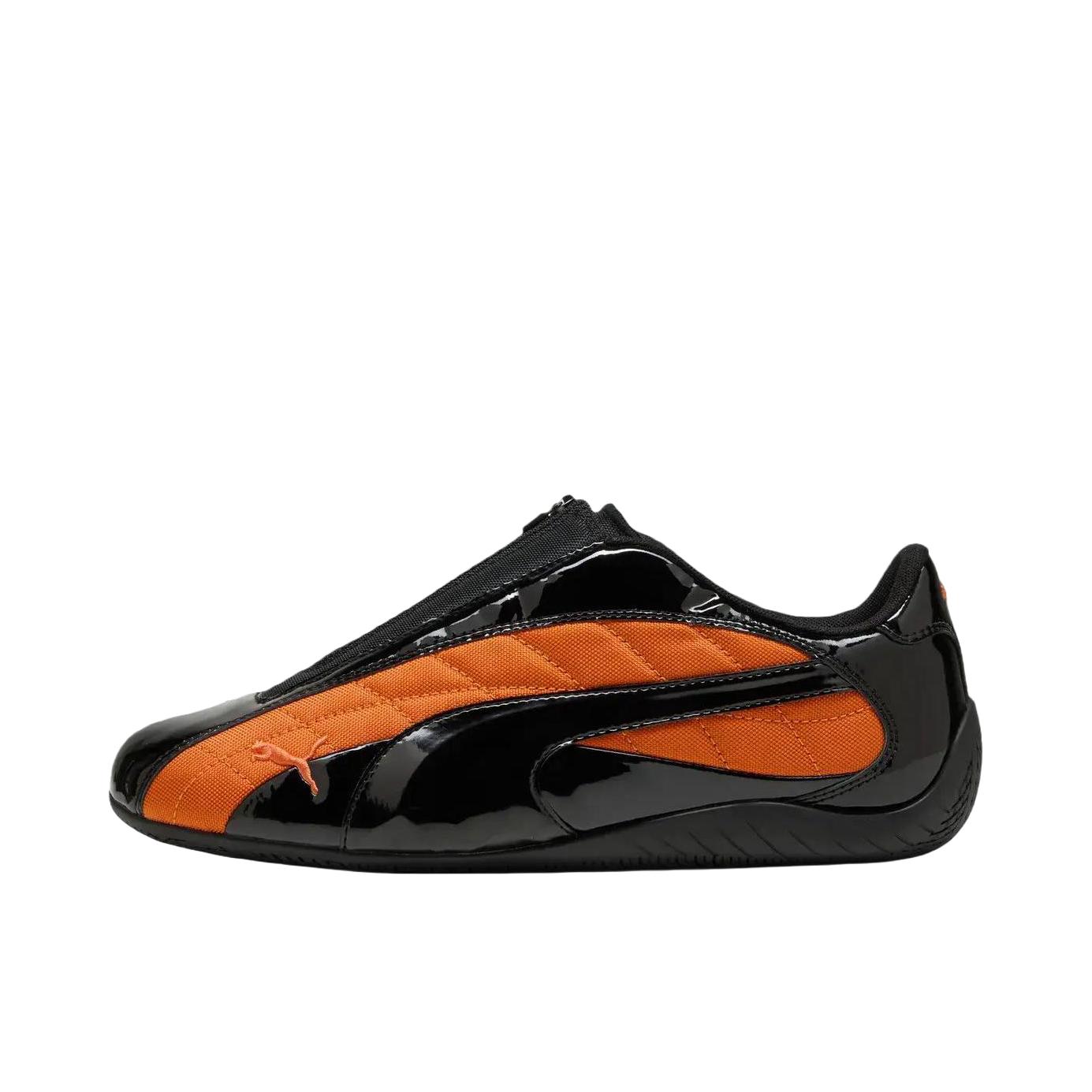 推荐商品：【朴彩英同款】 Puma/彪马 speedcat Plus 运动休闲鞋 薄底鞋 赛车风德训防滑耐磨低帮平跟贴合 黑色/橙色