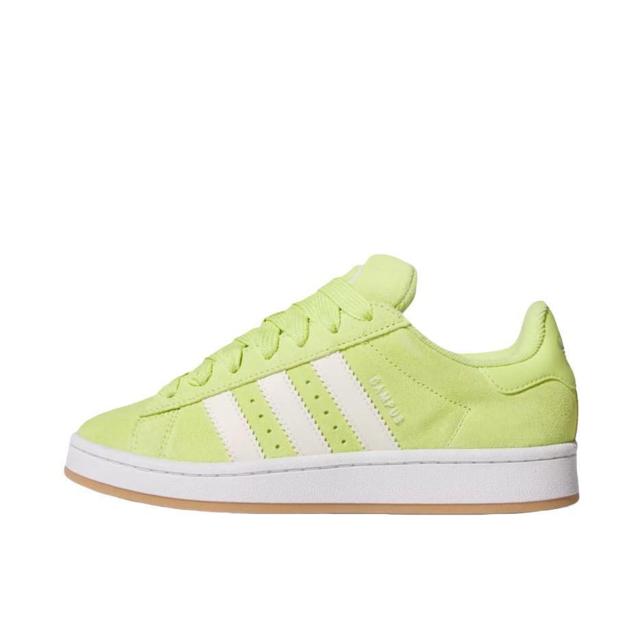 推荐商品：adidas Originals Campus 00s 板鞋 面包鞋 复古缓震透气轻便薄底贴合耐穿圆头包裹性平跟支撑 女款/绿色/奶白色