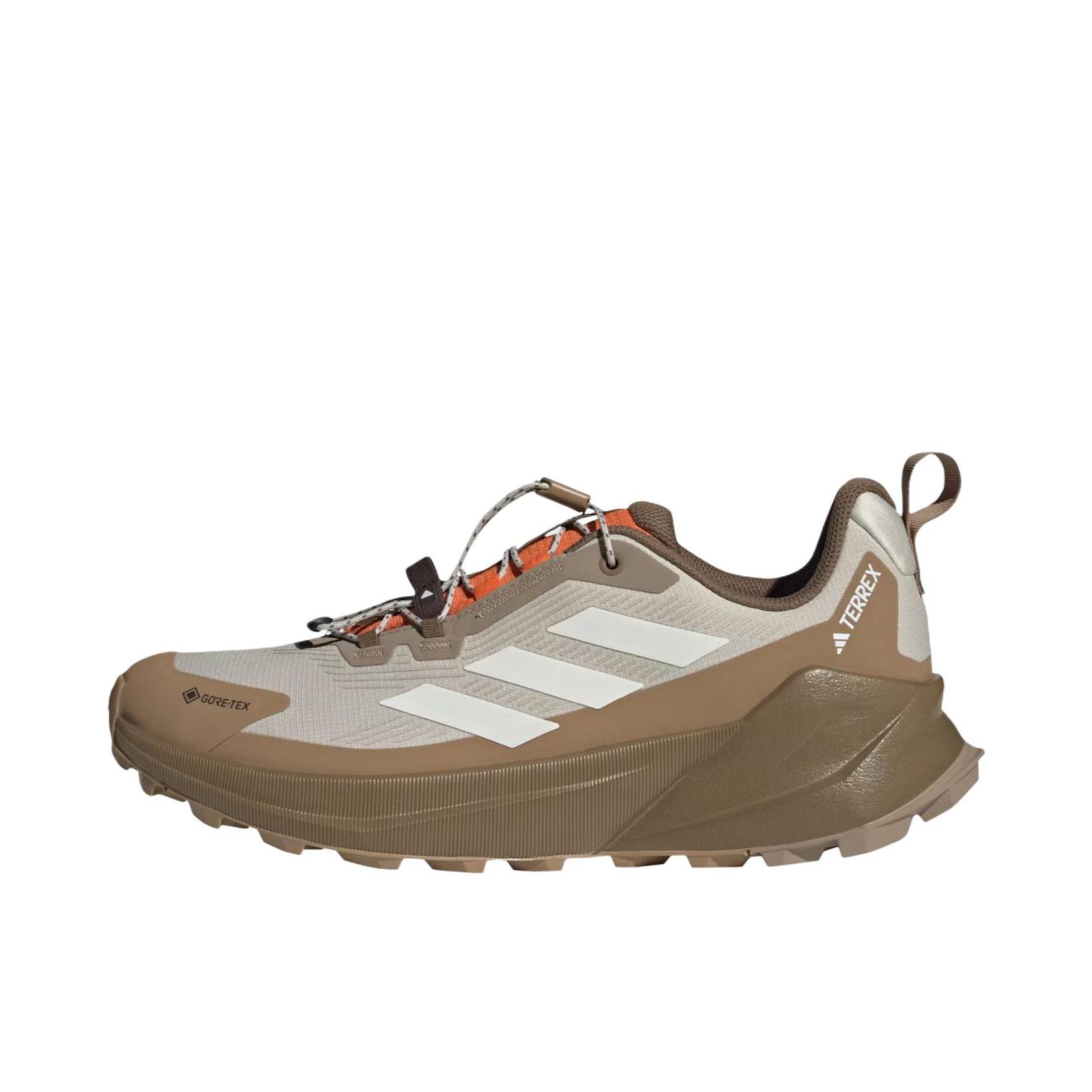推荐商品：adidas TERREX TRAILMAKER 2.0 GORE-TEX 徒步鞋 户外鞋 耐磨防滑防水透气 米色/棕色