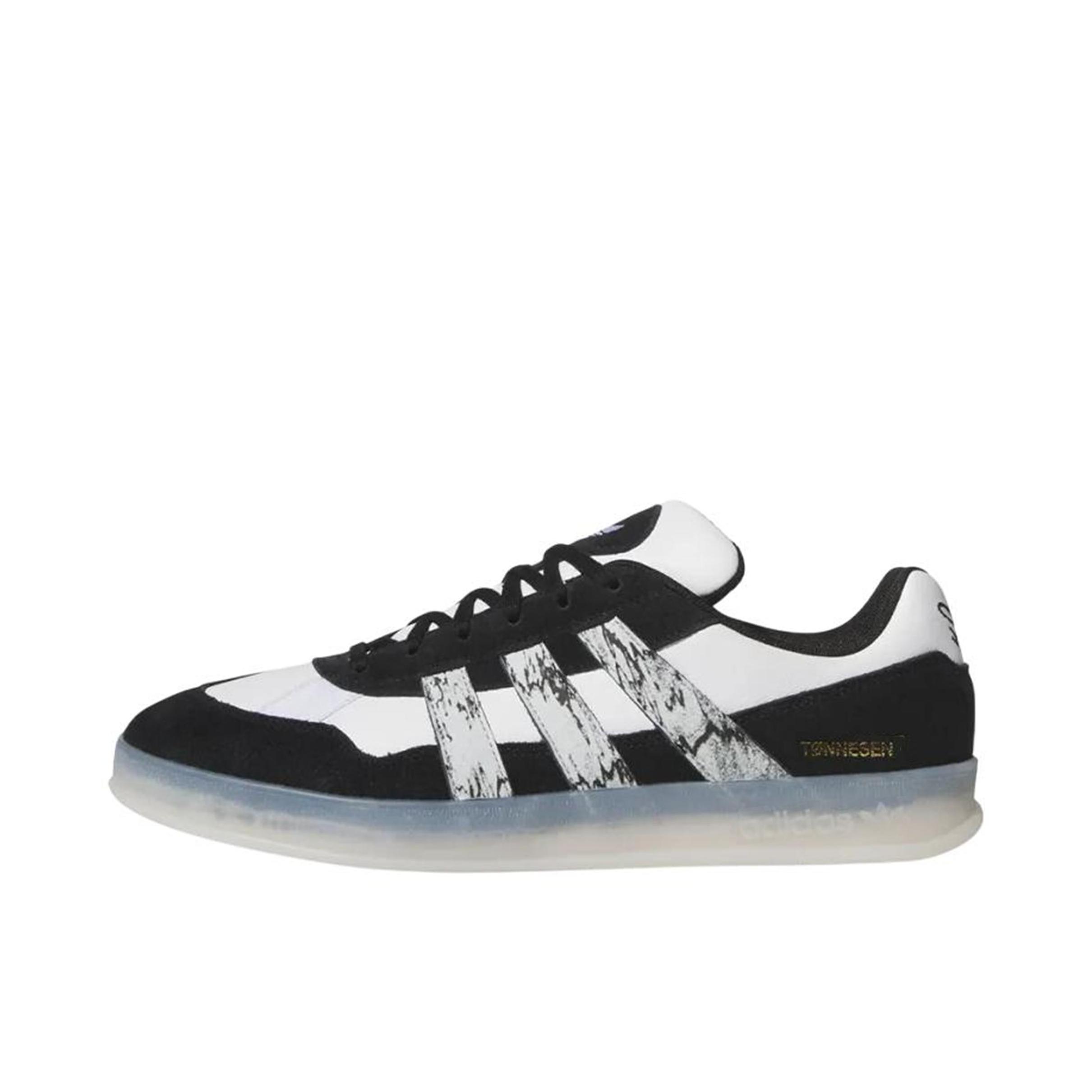 推荐商品：adidas Originals Aloha Super 德训鞋 薄底鞋 板鞋 轻便时尚休闲复古防滑贴合 GUSTAV联名/黑色/白色