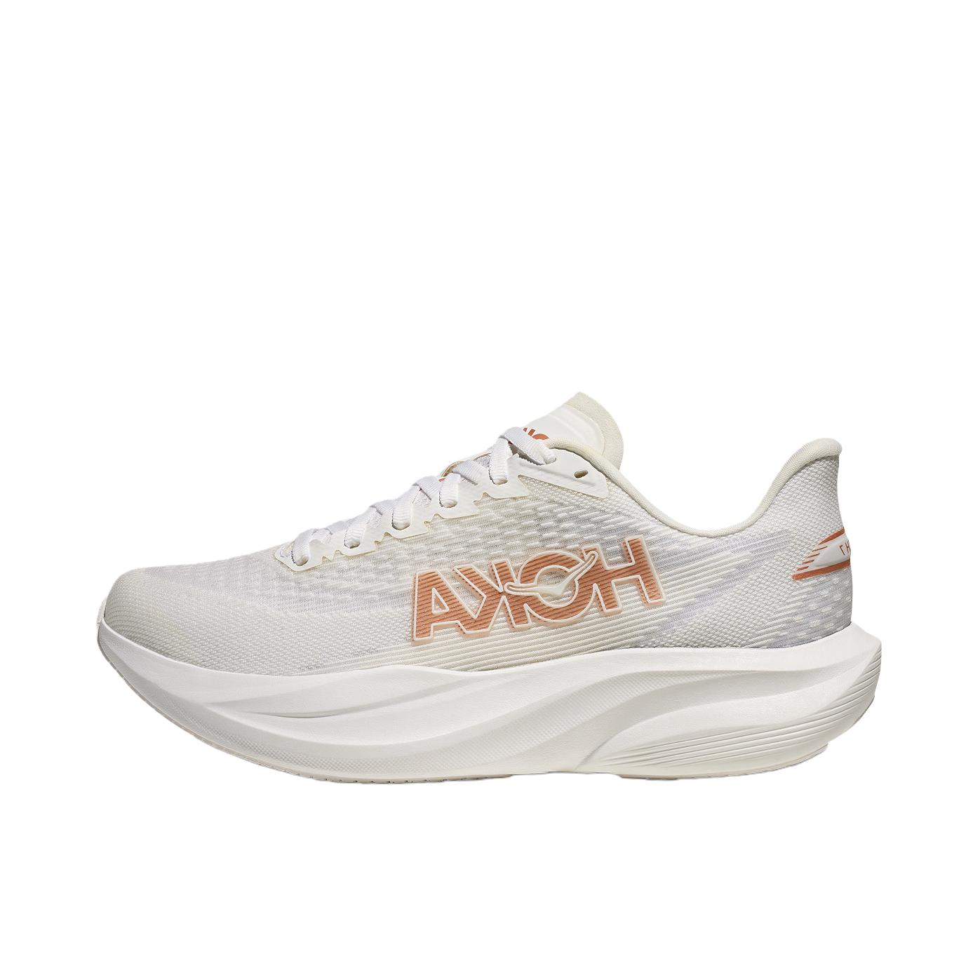 推荐商品：HOKA ONE ONE 马赫 7 MACH 7 跑鞋 竞训轻便回弹缓震 晨霜白/玫瑰金