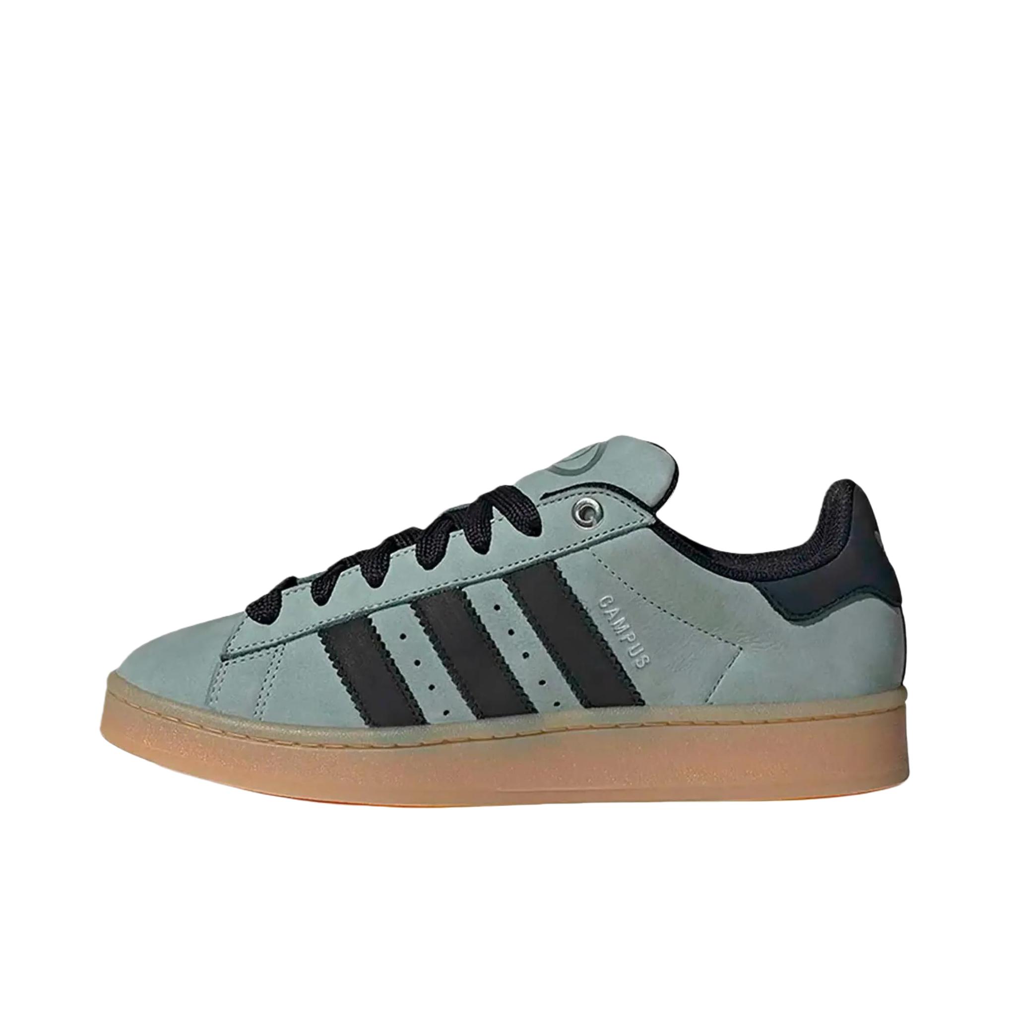 推荐商品：adidas Originals Campus 00s 板鞋 面包鞋 复古缓震透气轻便薄底贴合耐穿圆头包裹性平跟支撑 薄荷绿色