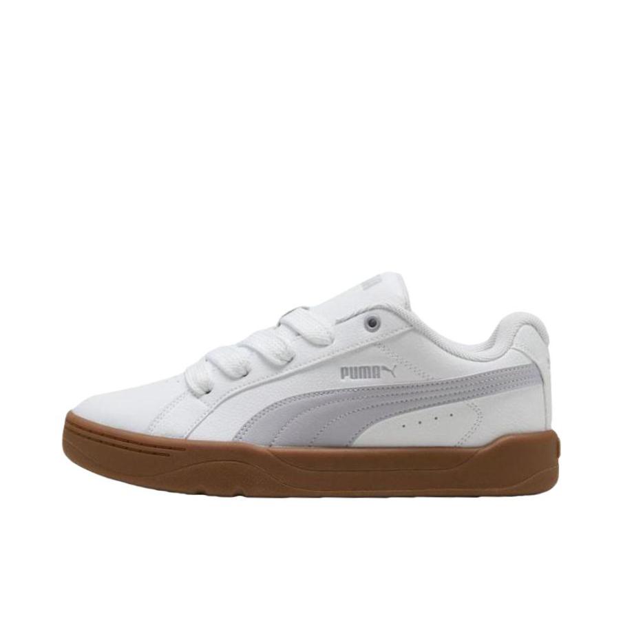 推荐商品：Puma/彪马 Park Lifestyle Yeezy 板鞋 低帮复古轻便防滑减震滑支撑 白色/棕色