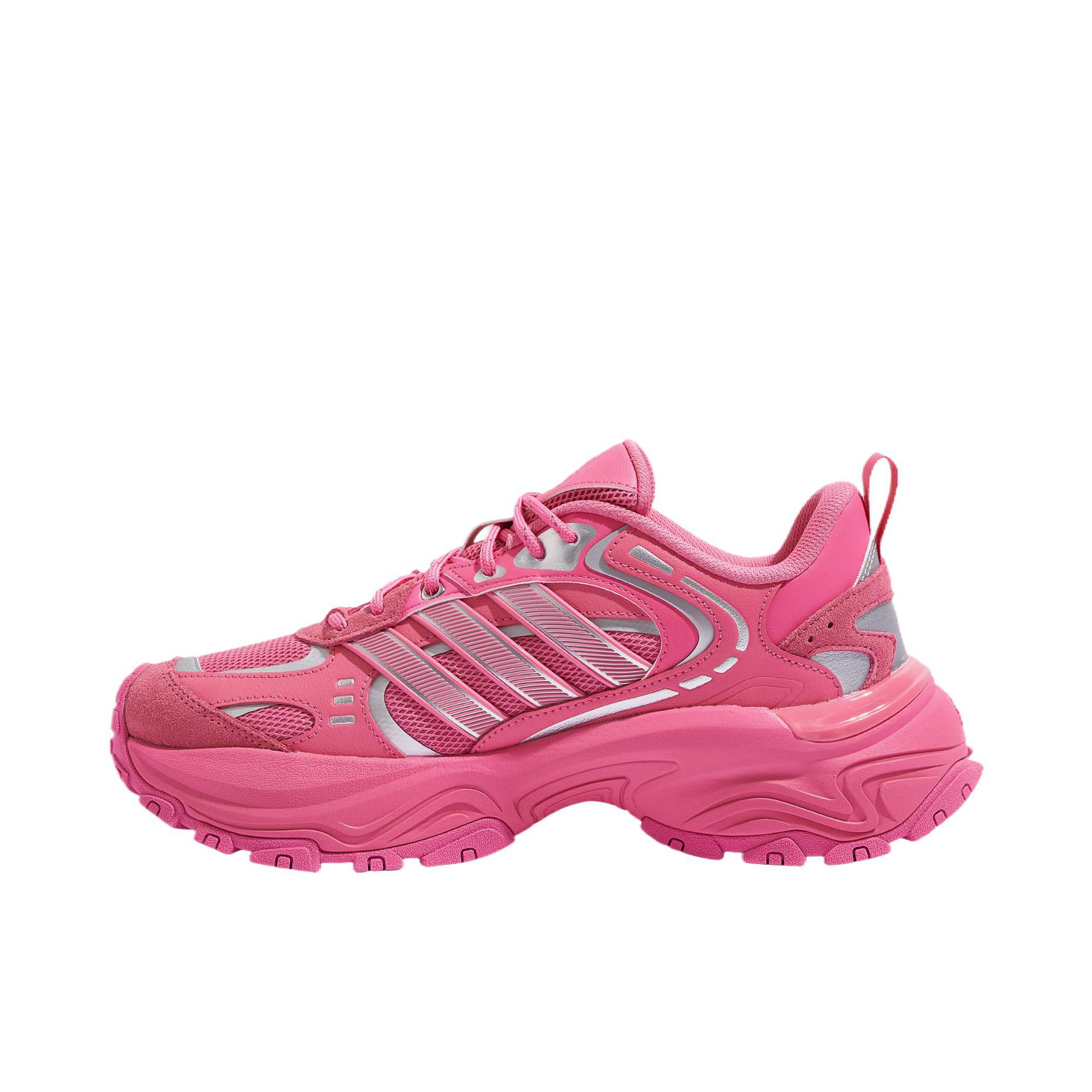 推荐商品：adidas Shadow Fever 跑鞋 缓震防滑耐磨简约时尚潮流百搭回弹轻运动 粉色