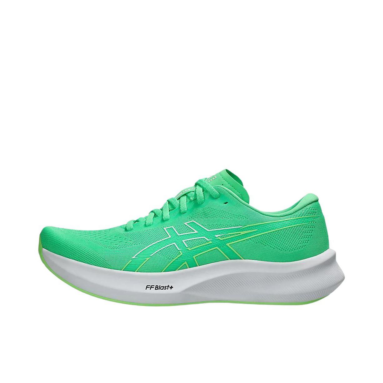 推荐商品：Asics/亚瑟士 EvoRide Speed 3 跑鞋 休闲百搭低帮橡胶耐用 绿色/白色