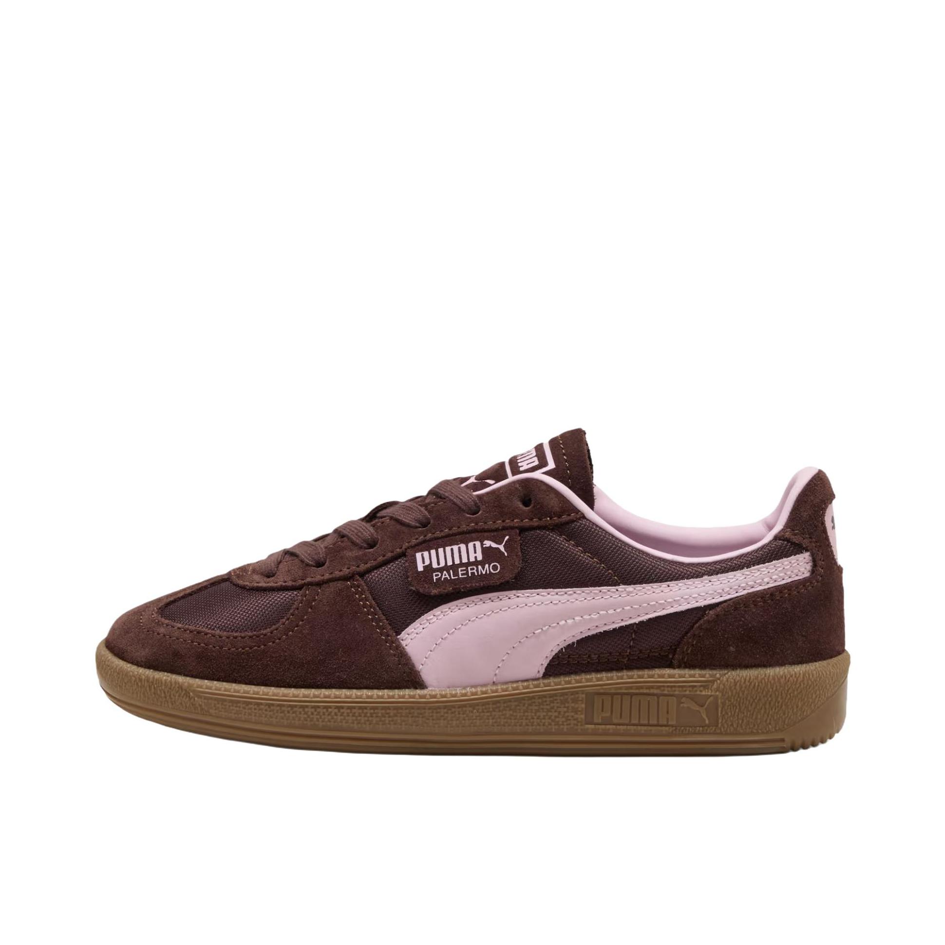 推荐商品：【朴彩英同款】 Puma/彪马 Palermo Og T头鞋 德训鞋 运动休闲鞋 时尚潮流拼接舒适百搭薄底复古 巧克力棕