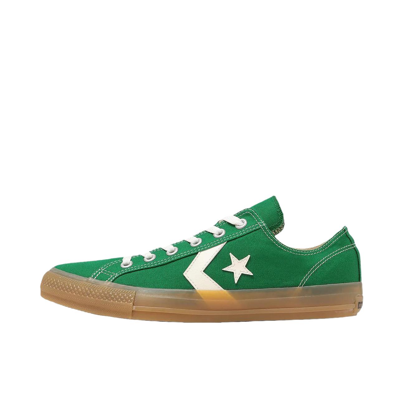 推荐商品：Converse/匡威 CRT CL OX 帆布鞋 圆头平跟系带 绿色