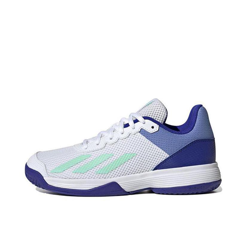推荐商品：adidas Courtflash Tennis 网球鞋 大童/蓝色/灰色
