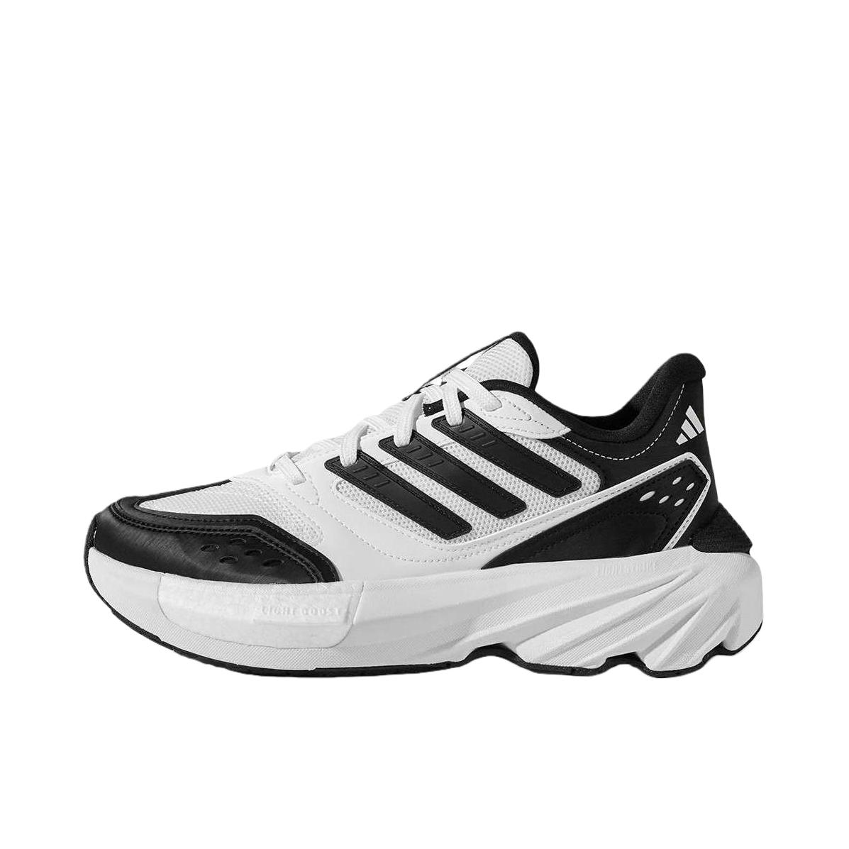 推荐商品：adidas BOOM 2 STYLE MN 跑鞋 百搭休闲户外轻便增高 白色/一号黑