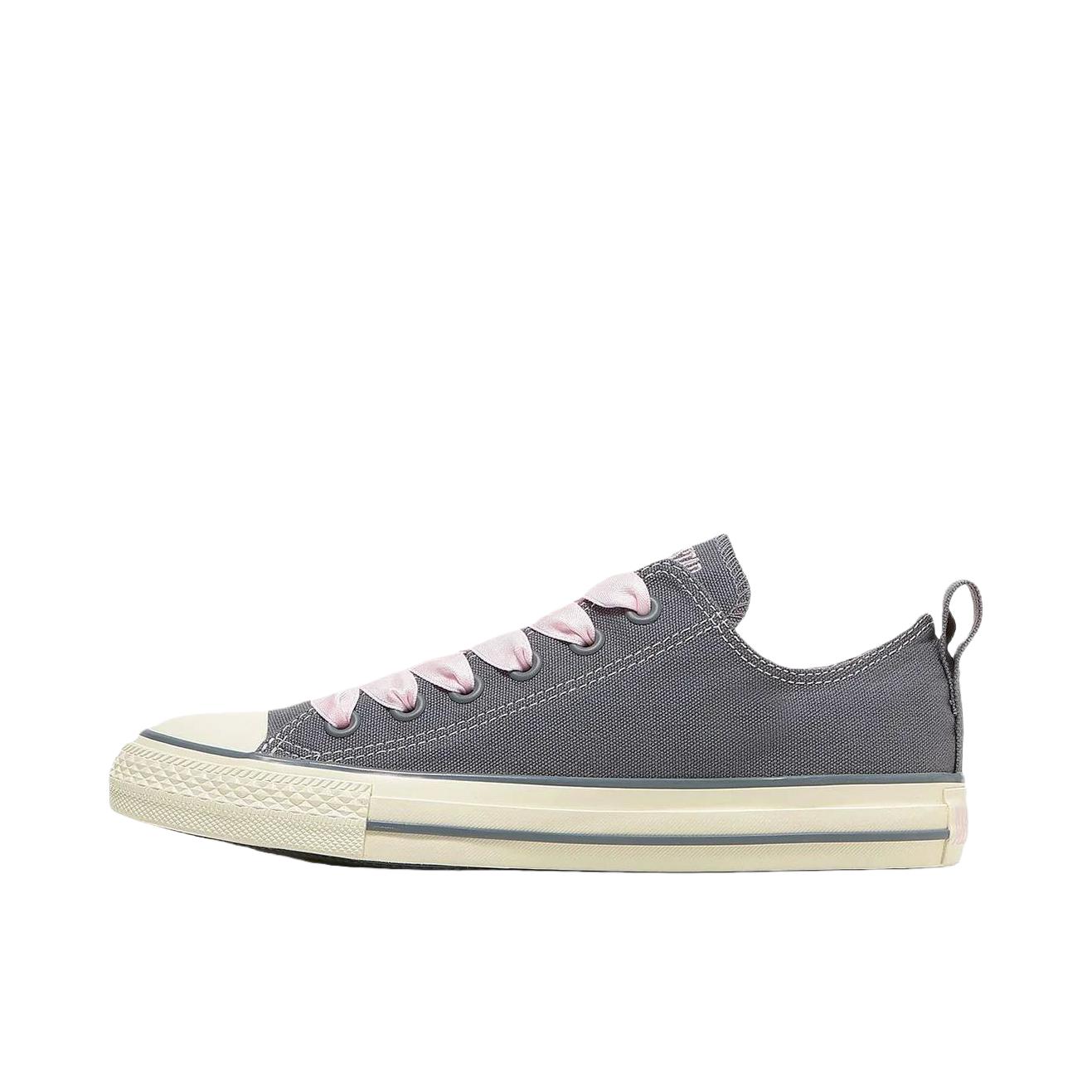 推荐商品：Converse/匡威 All Star Light Plts Ox 帆布鞋 轻便透气防滑耐磨低帮系带圆头舒适百搭 女款/灰色/白色